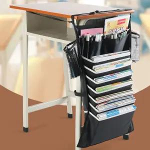 책상 옆 포켓 수납 걸이 정리함 학원용고등학교 꽂이행거 대용량 공간활용가구 교실용 선반 사무실 다용도