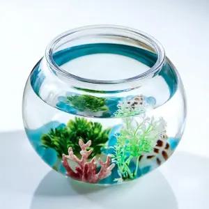 가벼운 플라스틱 원형 어항 수조 꾸미기 1p30큐브 베타키우기 물고기키우기 열대어키우기 거북이키우기 알