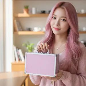 N1724 알루미늄 23CM 경량 미니 소품케이스악세사리 수납함 보관통 다용도정리함 보관함 소품함