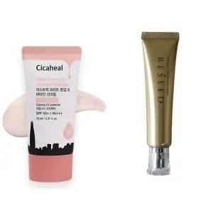 끈적임없는 라이트 톤업 선크림 레티놀 0.1 비타민A블록 썬블럭 블록 놀크림 자외차단제 자외