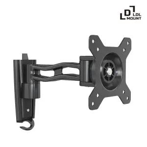(APL-120B) ANYPORT 엘디엘 마운트 2단 회전형 상하 좌우 피벗 로테이션 벽걸이 브라켓 브라 거치대 TV 모