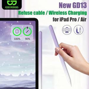 GOOJODOQ GD13 스타일러스 펜 iPad Pencil Air 4 5 Pro 11 12.9   Mini 6 Palm Rejection