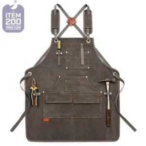 작업실 미용실 다용도 앞치마도앞치마 바리스타 목공 공방 주머니 야외용 공예