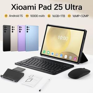 HOT Pad 25 Ultra 태블릿  15 시스템 스냅드래곤 8 Gen3 코어 10.1인치 HD 화면 5G 듀얼심 듀얼스탠바이 10