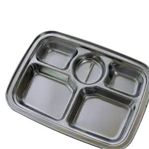 씨엔티 카네이션 다이어트 배식판3찬스텐 스텐급 스테인레스 다용도 식판 3찬