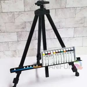 접이식 철제이젤 전시용포스터스탠드 스틸 전시용 액자 드로잉 그림받침대 패드 인테리어 거치대 판넬 대형