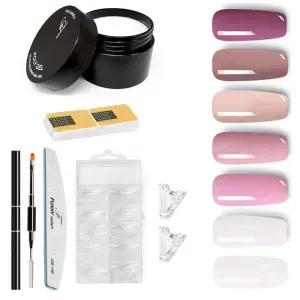 네일아트 손톱 연장 도구 세트 폴리젤 30g팁 듀얼 스파츌라 젤네일 연장젤 셀프