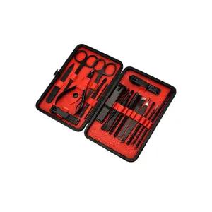 얼굴 미용과 발관리 용품이 포함된 19종 손톱깍이세트 네일도구 아트 큐티클깎이 가위 파일 톱이 톱정리 깍