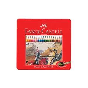 파버카스텔 TIN 24색 일반 연필24색색 고급세트 다용도 칠용 컬러링북 어른