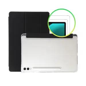 갤럭시탭S8 플러스 마그네틱 케이스+액정 보호필름 2매커버 세트 태블릿용품 액세서리