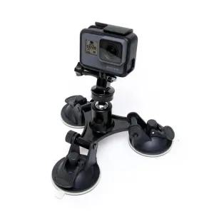 유리 흡착 마운트 트리플 석션 고프로 액캠 샤오미소품 부품 악세사리 액서사리 보호 식마운트 고정