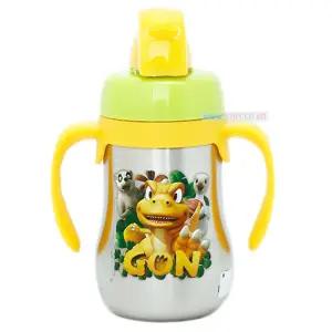 곤 스텐 양수 빨대 물통다용도 유아컵 캐릭터 아동 어린이