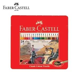 파버카스텔 일반색연필 틴 24B441R292-7001A세트 육각 채도구 그림 고급 드로잉 작업용