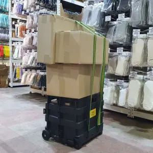 2m 고리형 탄성끈 납작 탄력 로프