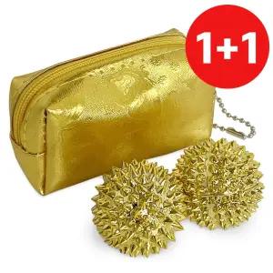 허준 1+1 황금 수지침 (파우치) 지압볼 마사지 손지압 손기 손볼 바닥볼 경혈자극 바닥