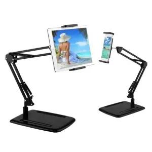 스마트폰 태블릿 책상용 홀더 거치대 스탠드 받침대휴대 탁상용 가정용 QR 타블릿 줌수업 화상수업