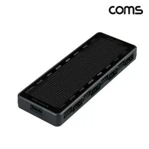 Coms ARGB PWM 허브 8Port SATA 팬 쿨러 CPU 컨트롤러PC튜닝 PC