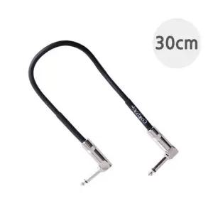 패치 케이블 이펙터 Corona 30cm연주용 기타 음향잭 연결 일렉 전기 악기소품 L자 음성