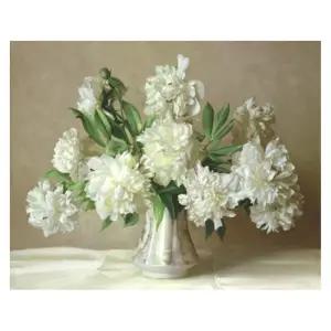 (OH) OH-M 명화 유화그리기 A-267 화이트 플라워 40x50팝아트 홈인테리어 그림그리기세트 액자만들기 셀프