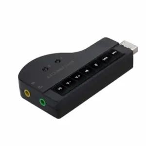USB 사운드카드 스피커 외장 컴퓨터사운드카드 노트북 용마이크 PC 외장형