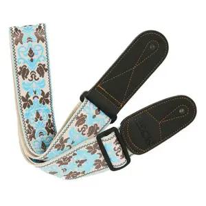 Qfs74 Sky Blue 기타 베이스용 스트랩 통멜빵기타어깨스 어깨스 스랩 악기 통스 일렉스 기타끈 어깨끈 기타