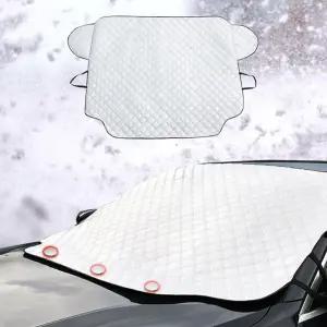 4중 커버 자석 앞유리 덮개 대형 1개자동차성에 성에 에카바 차량용에 햇빛가리개 용보호