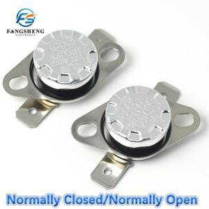 정상 폐쇄 베이클라이트 KSD-301 온도 스위치 온도조절기 센서 10A 250V 0-160 도 60 65 1 개