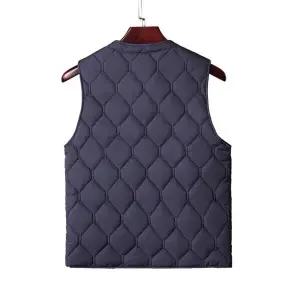 남성 캐주얼 나들이에 어울리는 추동 패딩조끼 도톰 다운 기모 조끼 MODU4