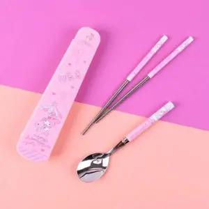 [골드스마일]마이멜로디 공간효율 진공 수저케이스 세트 사무용품