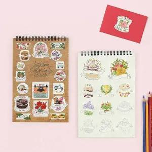 스티커 컬러링북 사무용품