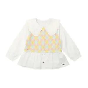 [갤러리아] 티파니주니어 울 체크배색 BL/T31KSB010