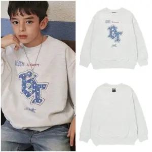 [갤러리아] [블루테일]AAA4TS03LG 라이트그레이 배색 긴팔 맨투맨