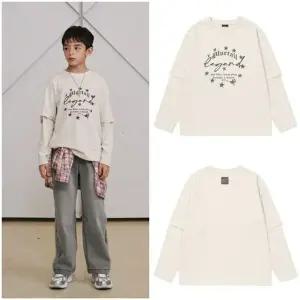 [갤러리아] [블루테일]AAA3TS04IV 아이보리 레이어드 티셔츠