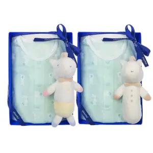 [갤러리아] (쌍둥이출산,백일,돌,유아내의세트)아리7부내의두벌민+말딸랑이세트(A1B-10385SET)