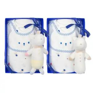 [갤러리아] (쌍둥이출산,백일옷,바디슈트)베베무소바디슈트두벌+말말딸랑이세트(A13-10635SET)