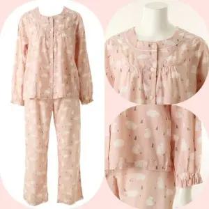 [갤러리아] 보들보들 귀여운 곰나염 면레이온 여성파자마 VPA4571W