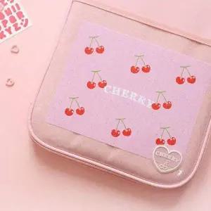 체리 트윙클 태블릿 파우치 사무용품