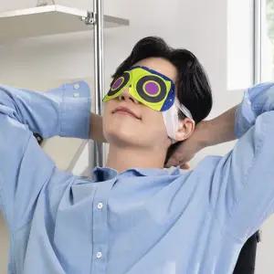 부엉이 스팀 온열안대 72매 일회용 무향 수면 찜질 안대