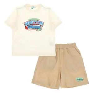 [갤러리아] 베네통키즈(26S)로고플레이상하세트(QATS20631/QATP08631/IV)