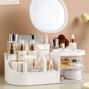 [아도라하우스]다용도 화장품 정리대 서랍형 화이트_24495369