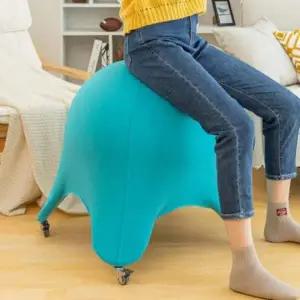 짐볼 의자 요가 체어 스탠딩