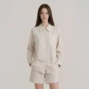 [NS홈쇼핑][오르시떼] 여성 H017 벨레 긴소매+3부팬츠 파자마 세트[35728817]