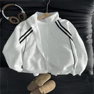 회색 남사친 가을 맨투맨 트렌디 카디건 재킷 쇼트 트레이닝 스트라이프 점퍼 아이템 차이나 블레이져 HT3