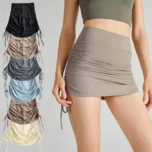 여성 요가 스커트 팬츠 끈조절