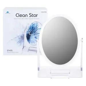 차밍ST475 투명 원형 360도회전 수납 책상 거울 책상거울 사무실거울 회전거울