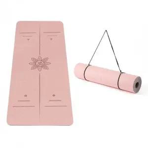 TPE 요가 매트 핑크 두꺼운