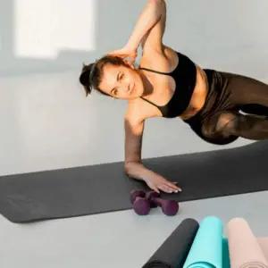 요가매트 헬스 운동커버 8MM 블랙