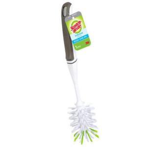 [2개구성] 3M 1723 욕실 변기용 타일 틈새용 핸디 창틀 운동화 브라이트 유리병 브러쉬 청소 EWAE715F