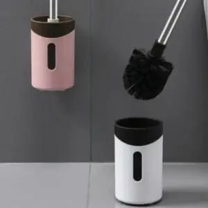 ( )부착 솔 무타공 걸이 청소 변기 grey 벽 욕실_24503329