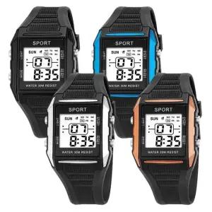 전자 패션 디지털 사각 손목 스퀘어 여자 시계 남자 남자시계 남성시계 손목시계